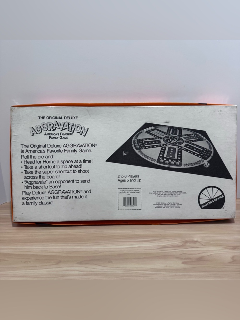 VTG 1987 Aggravation Board Game The Original Deluxe Selchow & Righter Complete - Picture 2 of 16
